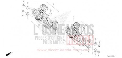 KISSEN, HINTEN CMX1100DR de 2024